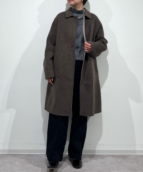 human woman（ヒューマンウーマン） ステンカラーコート コート