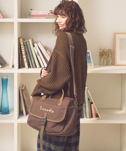 Zooodle トートバッグ Logo shoulder bag - ロゴショルダーバッグ