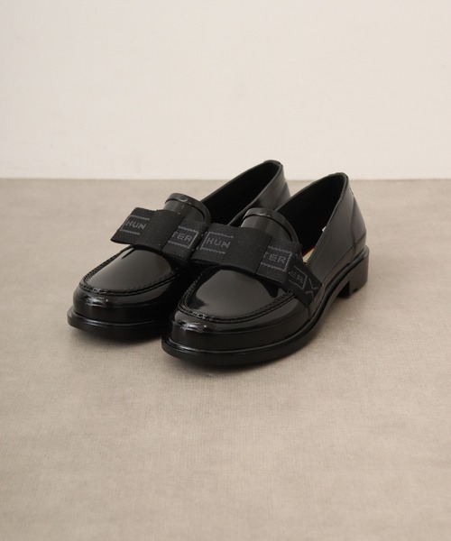 HUNTER（ハンター） 長靴 レインブーツ グロスペニーローファー