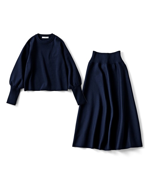 IEDIT（イディット） セットアップ 福田麻琴さんコラボ 上品ニット