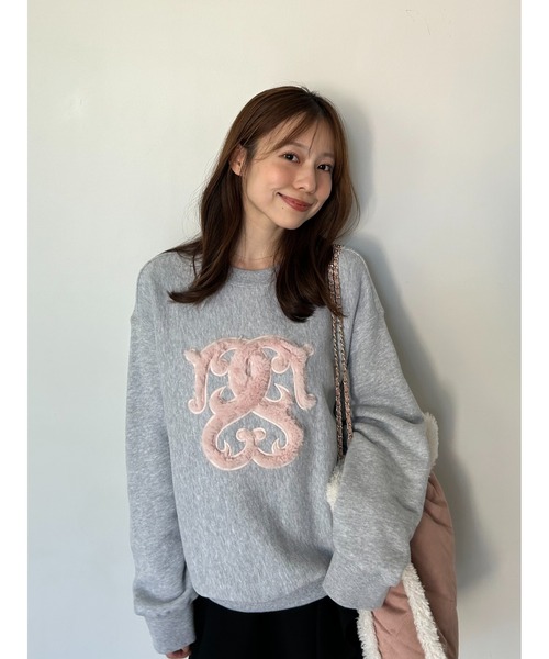 SNIDEL（スナイデル） トレーナー スウェット 「WEB限定/ボア