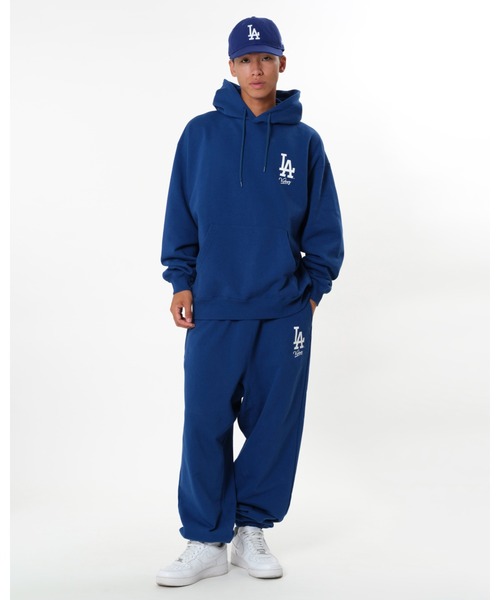 KEBOZ（ケボズ） パーカー × MLB LOS ANGELES DODGERS LOGO SWEAT