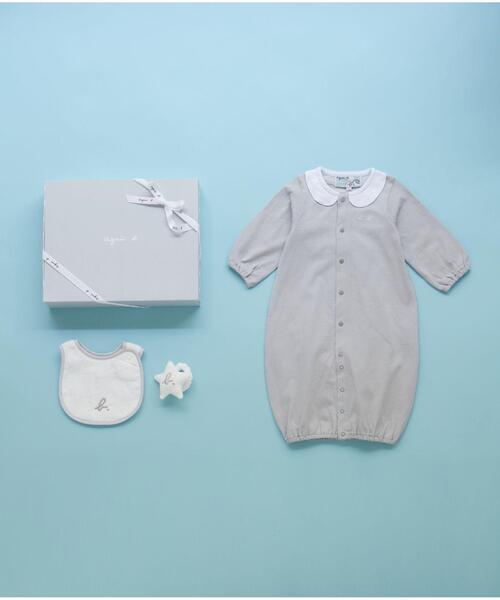 agnes b.（アニエスベー） ベビー服 ロンパース ベビー トロンプルイユ