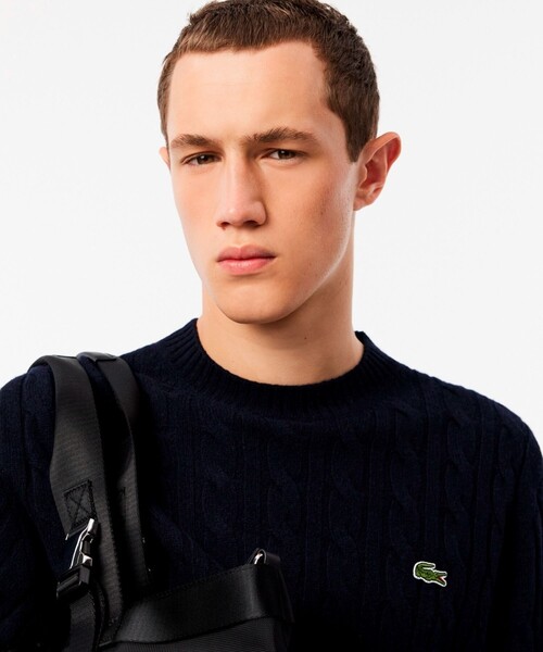 LACOSTE（ラコステ） セーター ニット ミドルゲージ ウールケーブル