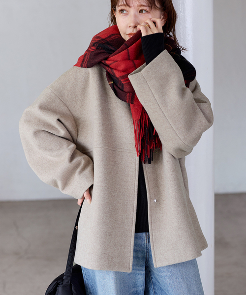 JOURNAL STANDARD（ジャーナルスタンダード） ノーカラーコート コート