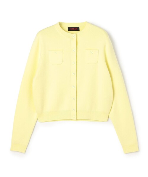 CABaN（キャバン） ニットカーディガン X-SMALL ブルー レディース