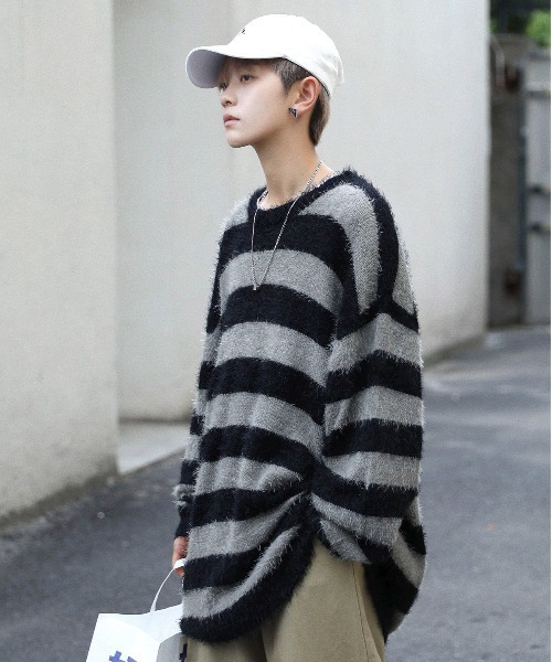 NEOS（KOKUYO） セーター ニット 「neos」ビッグシルエット フェザー