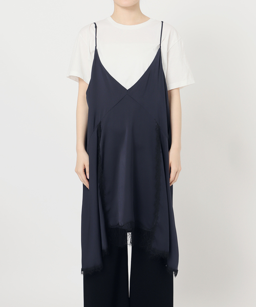 AP STUDIO ワンピース レースドッキングキャミワンピース : ZOZOTOWN