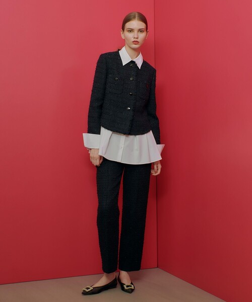 LOULOU WILLOUGHBY（ルルウィルビー） ジャケット ノーカラー