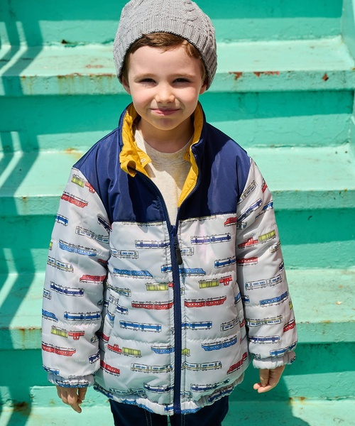 kladskap（クレードスコープ） ブルゾン アウター 電車リバーシブル中