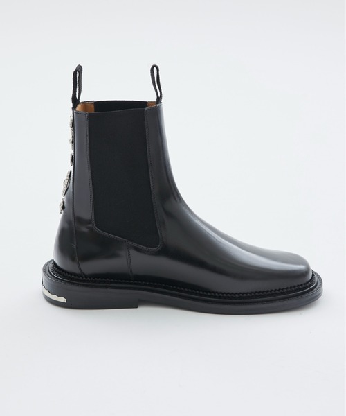 TOGA VIRILIS（トーガ ビリリース） ブーツ SIDE GORE BLACK LEATHER