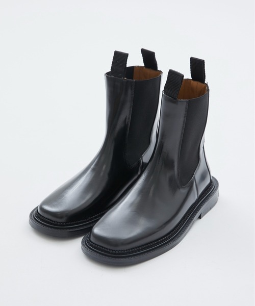 TOGA VIRILIS（トーガ ビリリース） ブーツ SIDE GORE BLACK LEATHER