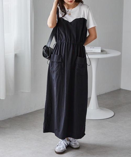 RANAN（ラナン） ワンピース 「全骨格華奢見え」ビスチェドッキング