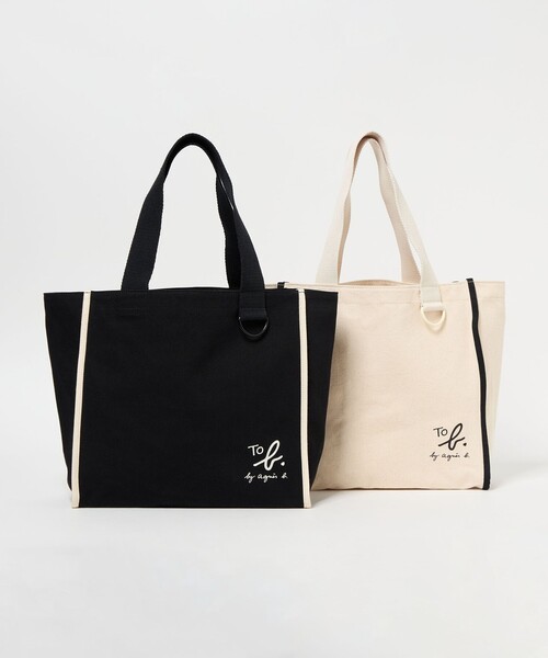 To b. by agnes トートバッグ 「To b.コラボ」トートバッグ レディース