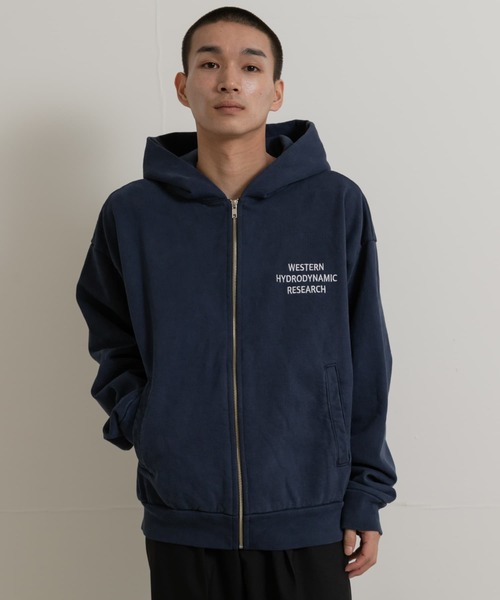 パーカー Western Hydrodynamic Research WHR-ZIP HOODIE メンズ