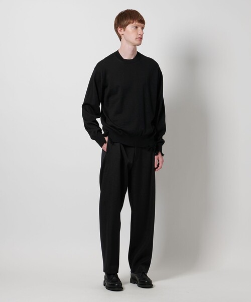 LOEFF（ロエフ） ニット セーター 「LOEFF」ダメージ クルーネック