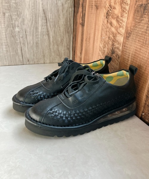 ミライアルキ」 ローカットスニーカー 23.5cm ブラック レディース