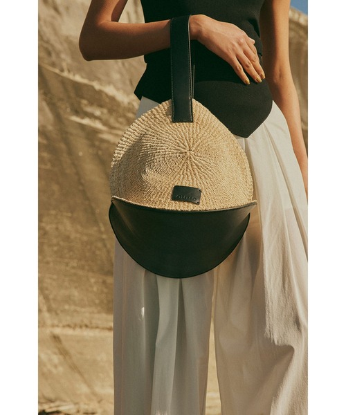 OMMO（オーエムエムオー） かごバッグ カゴバッグ CIRCLE STRAW BAG