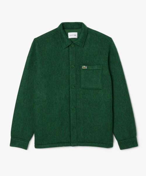 LACOSTE（ラコステ） シャツ ウールブレンドフェルトオーバーサイズ