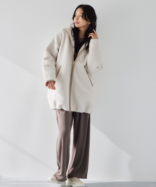 BARNYARDSTORM（バンヤードストーム） コート アウター ボアフーディー