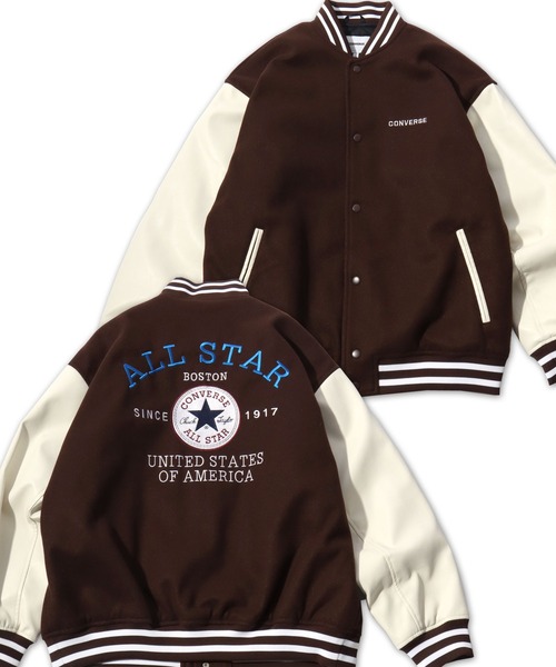 SOPHNET.（ソフネット） スタジャン MELTON LAMBSWOOL VARSITY JACKET