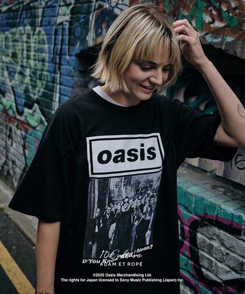 ADAM ET ROPE'（アダムエロペ） tシャツ 「oasis 10Culture / ADAM ET