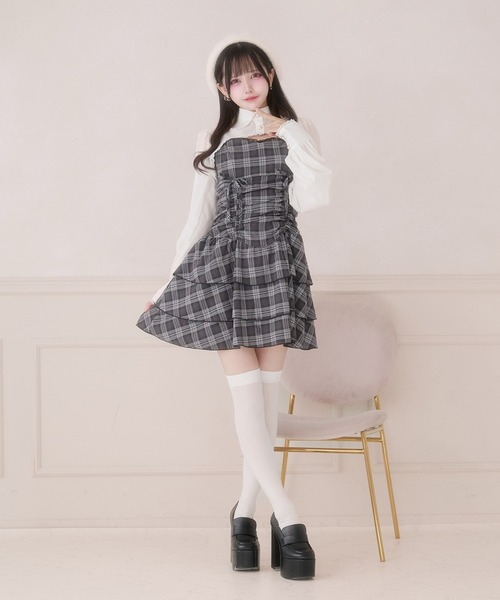 Pal elfy ワンピース ドロストティアードキャミワンピース : ZOZOTOWN