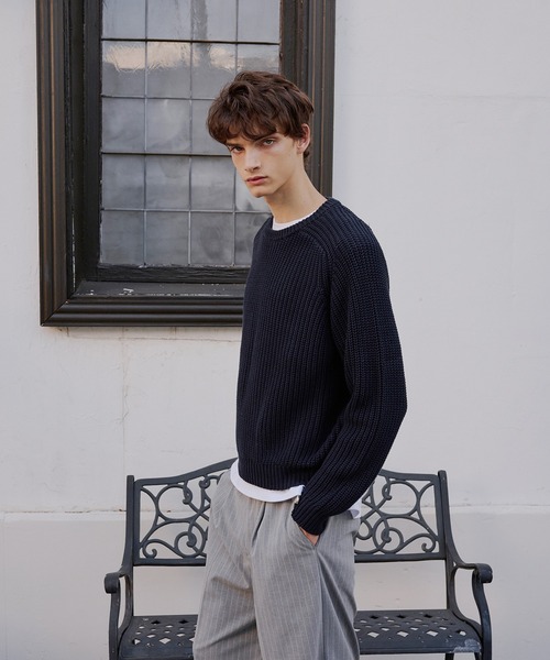 Regen Glanz セーター ニット fisherman knit/フィッシャーマンニット