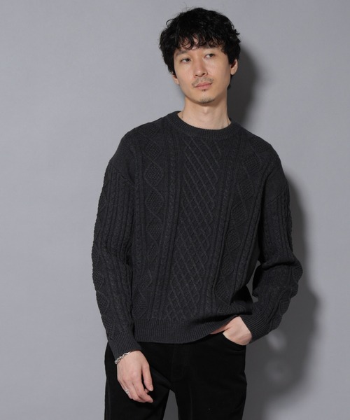 NANO universe（ナノ・ユニバース） セーター ニット コットンMIX