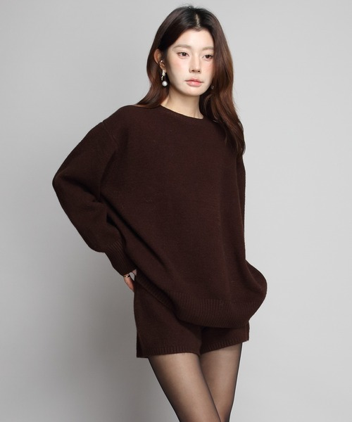 セットアップ ニットセットアップ（セーター＆ショートパンツ 2点