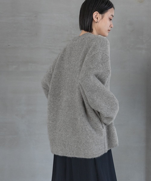 A part by（アパートバイ） カーディガン CNラクーンコンVカーディガン