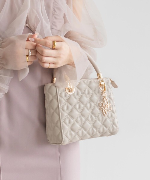 RANDA（ランダ） ハンドバッグ 2WAYキルティングバッグ : ZOZOTOWN