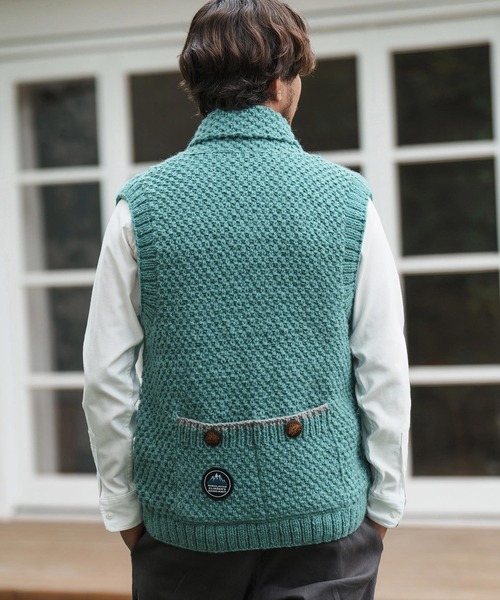 CAMBIO（カンビオ） ベスト ジレ mcg3487-「HIMALAYAN CLIMBERS HAND