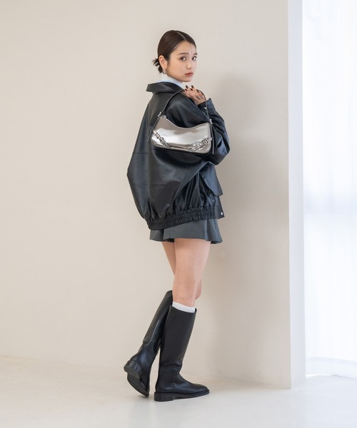 CHARLES ＆ KEITH（チャールズ&キース） ブーツ サイドジップ ニーハイ