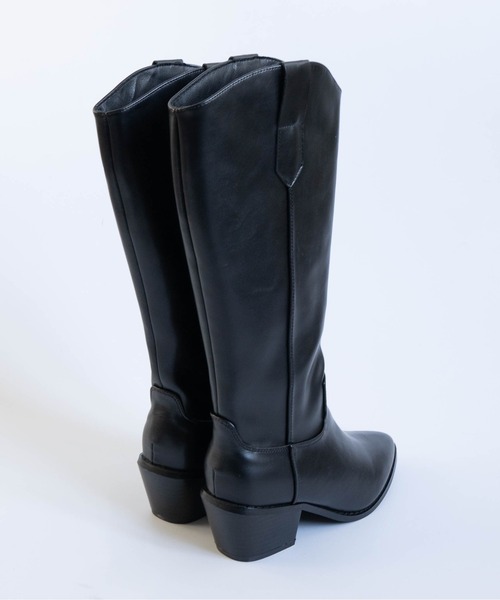 ブーツ ウエスタンロングブーツ レディース : ZOZOTOWN Yahoo!店