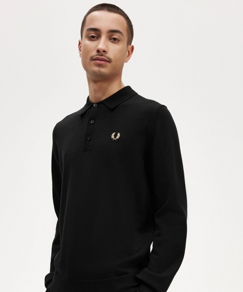 FRED PERRY（フレッドペリー） ポロシャツ Classic Knitted Long