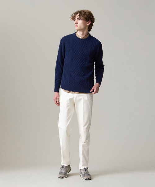 J.PRESS（J.プレス） セーター ニット 「Cash Lamb's wool」ケーブル