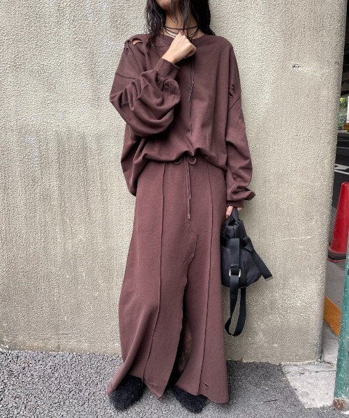 AIC. トレーナー スウェット ダメージ加工オーバーサイズスウェット