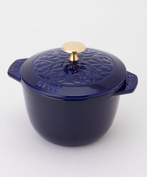 STAUB ラココット de GOHAN グランブルー 2合 16cm 212 KITCHEN STORE