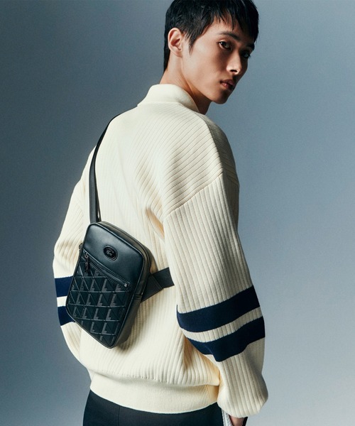 LACOSTE（ラコステ） ショルダーバッグ NOMOGRAMME スプレットレザー