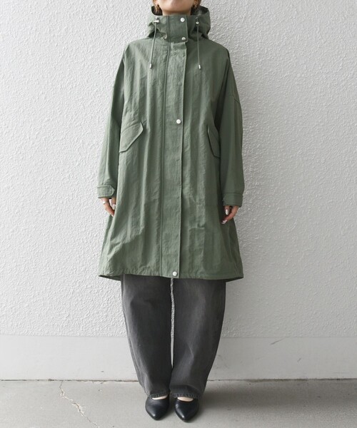 SHIPS any ブルゾン アウター any:「洗濯機可能」オーバー フーディ