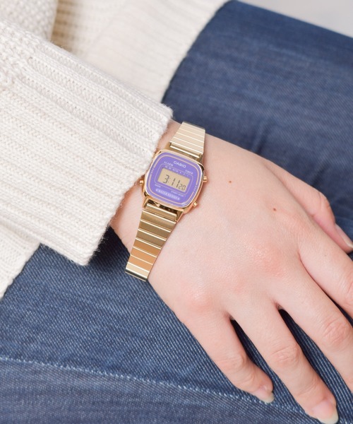 CASIO（カシオ） 腕時計 CASIO（カシオ)ゴールド デジタルミニ 腕時計