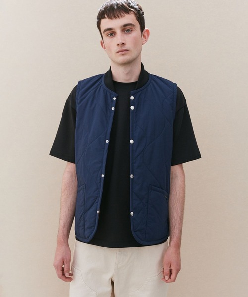 LAVENHAM（ラベンハム） ベスト ジレ Stud Front Bomber Gilet Mens