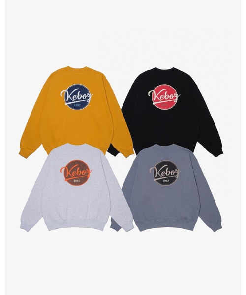 KEBOZ（ケボズ） トレーナー スウェット BB SWEAT CREWNECK メンズ