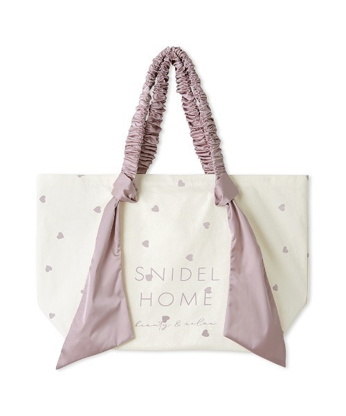 SNIDEL HOME トートバッグ オーガニックキャンバストート -BIG-（HEART