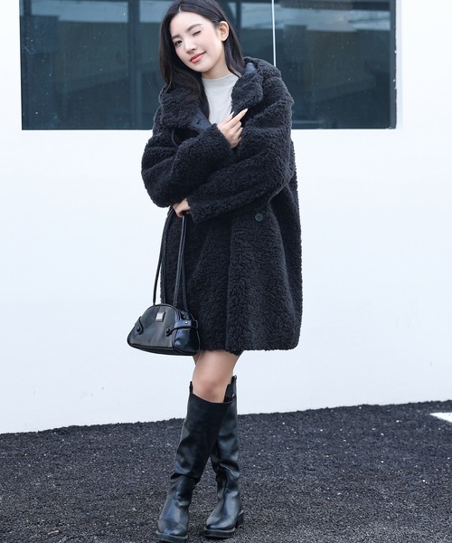 Lace Ladies（レースレディース） コート アウター フーデット ミドル