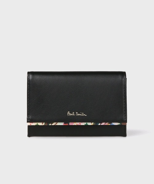 Paul Smith（ポール・スミス） 名刺入れ マーガレットプリントトリム
