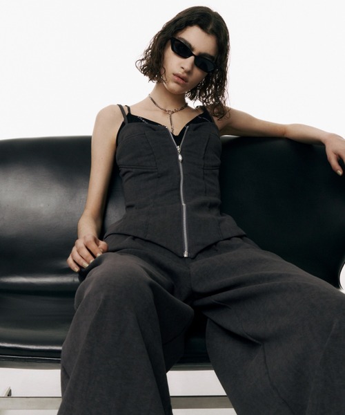 JOSE MOON（ジョゼムーン） tシャツ PIGMENT SWEAT BUSTIER/ピグメント