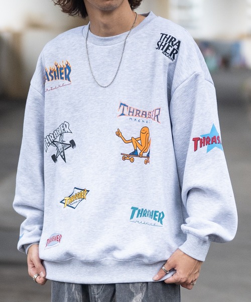 THRASHER（スラッシャー） トレーナー スウェット 「at」「THRASHER