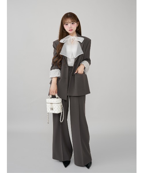 Darich（ダーリッチ） ブラウス シャツ シアーパフショルブラウス